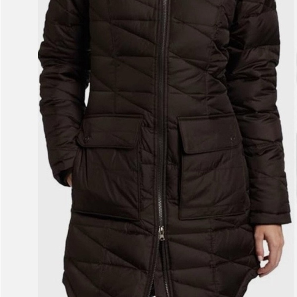 Columbia Diva Black Down Puffer Jacket Size Small (Flaws-Read)